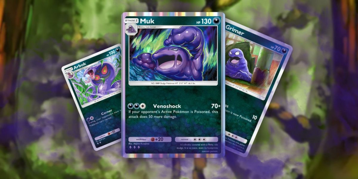 10 cartas de tipo venenosa más fuertes en el bolsillo Pokémon TCG