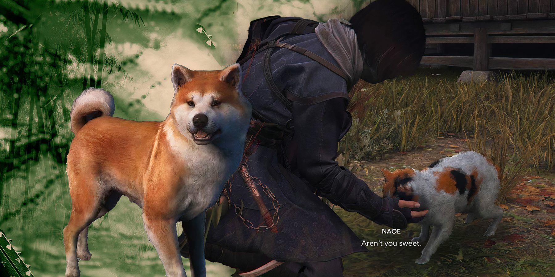 Asegúrate de parar y acariciar a los cachorros (y a todos los animales) en Assassin's Creed Shadows