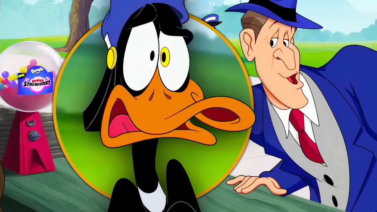 Daffy Duck mira a todos perder la cabeza en el día en que explotó la tierra: un clip de película de Looney Tunes