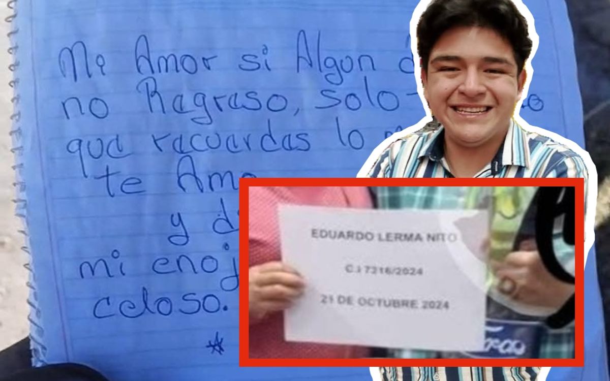 Eduardo, el joven de la carta del sitio de exterminio en Teuchitlán, ya está con su familia