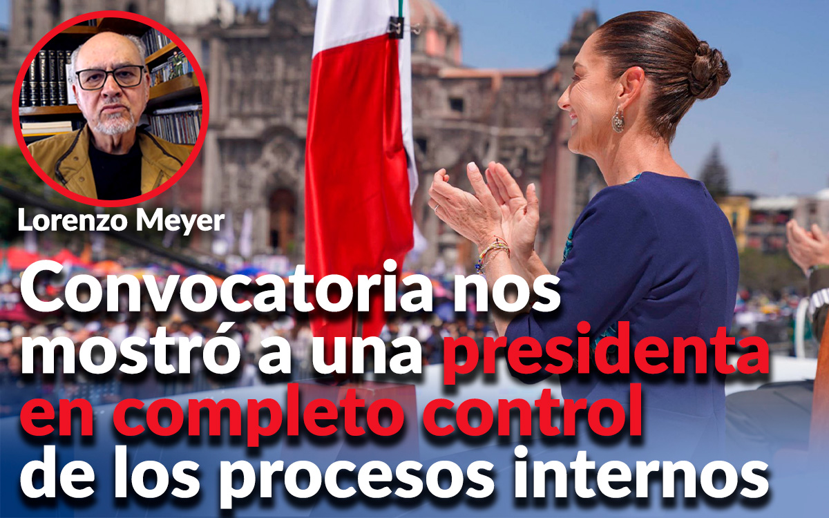 "La presidenta tiene un respaldo fuerte": Lorenzo Meyer