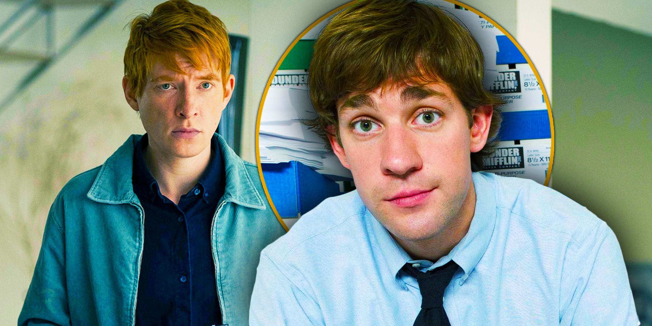 "Estaba adorablemente nervioso": John Krasinski de la oficina reacciona a Domhnall Gleeson protagonizando una nueva serie spin -off