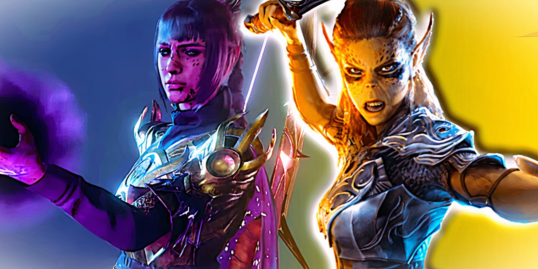 Baldur's Gate 3 Lae'zel y Shadowheart 