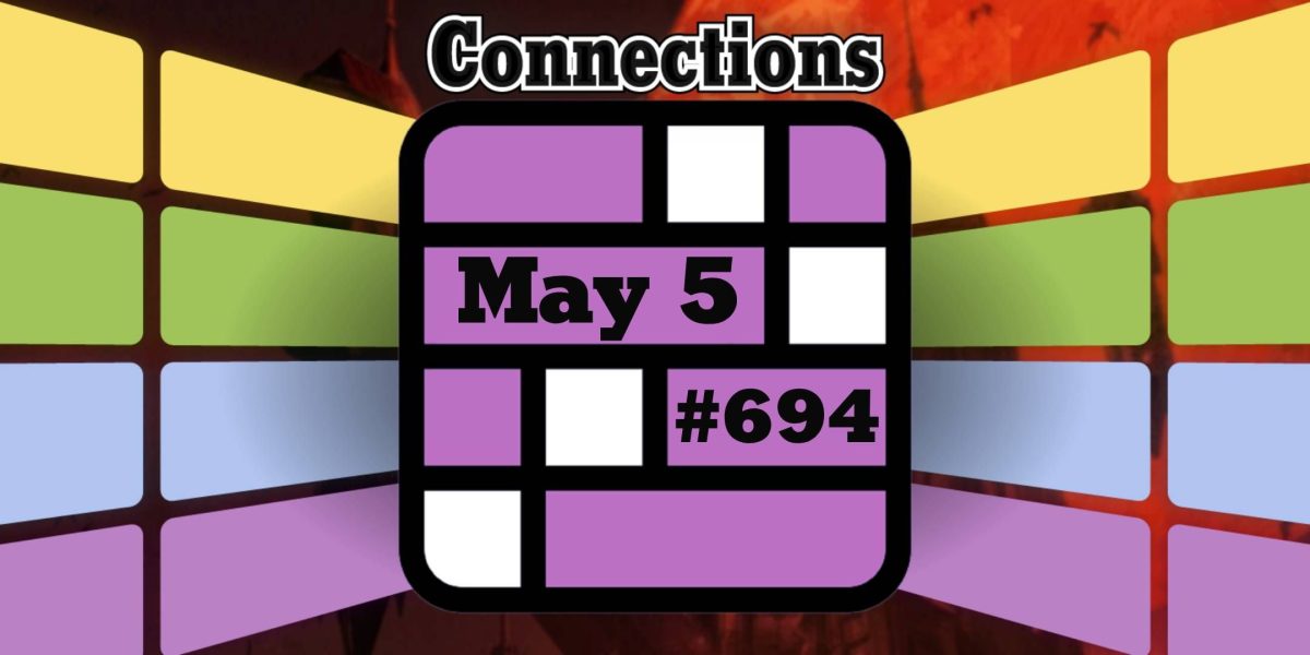 Las conexiones de hoy sugeren y respuestas para el 5 de mayo de 2025 (rompecabezas #694)