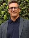 Moldado de la cabeza de Jon Hamm en el evento Emmy FYC para Apple TV+'The Morning Show'
