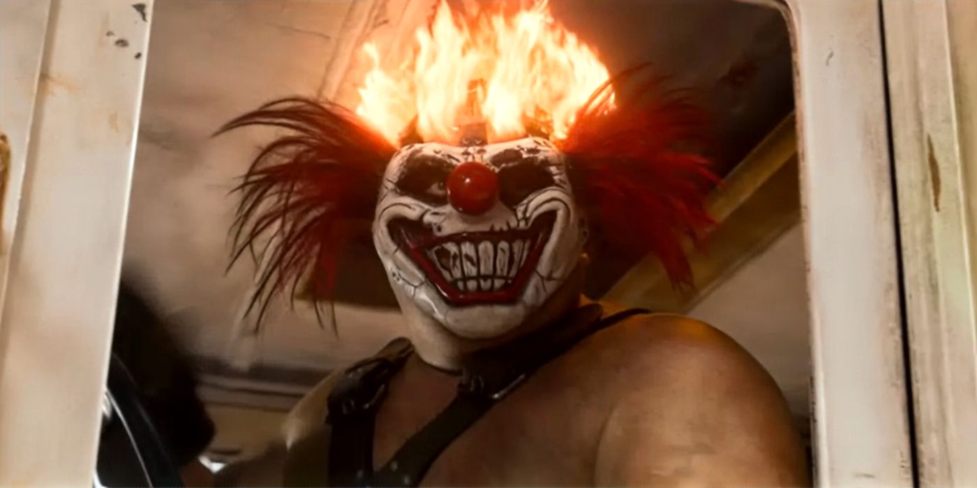El clip de la temporada 2 de metal retorcido muestra una persecución explosiva con golosina en la persecución