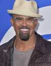 Molchado en la cabeza de Shemar Moore en la celebración del horario de otoño de CBS en Paramount Studios