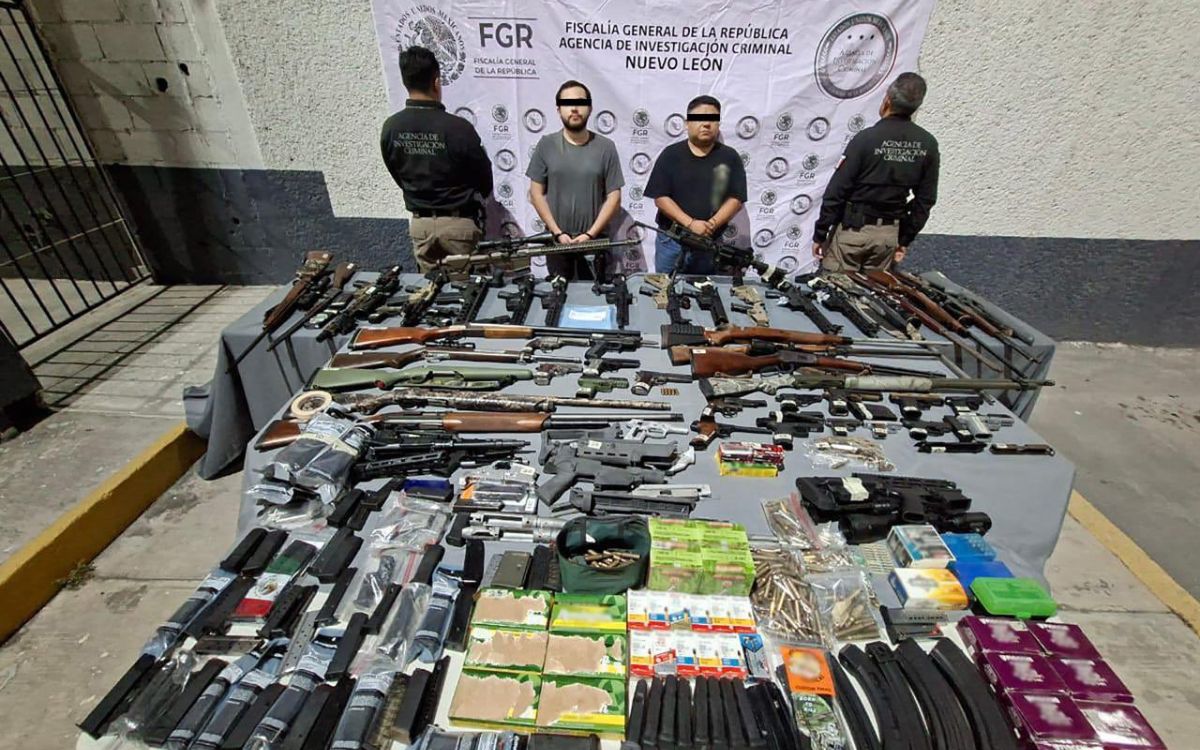 Caen 3 con arsenal, vehículos y maquinaria para fabricar cartuchos en MTY