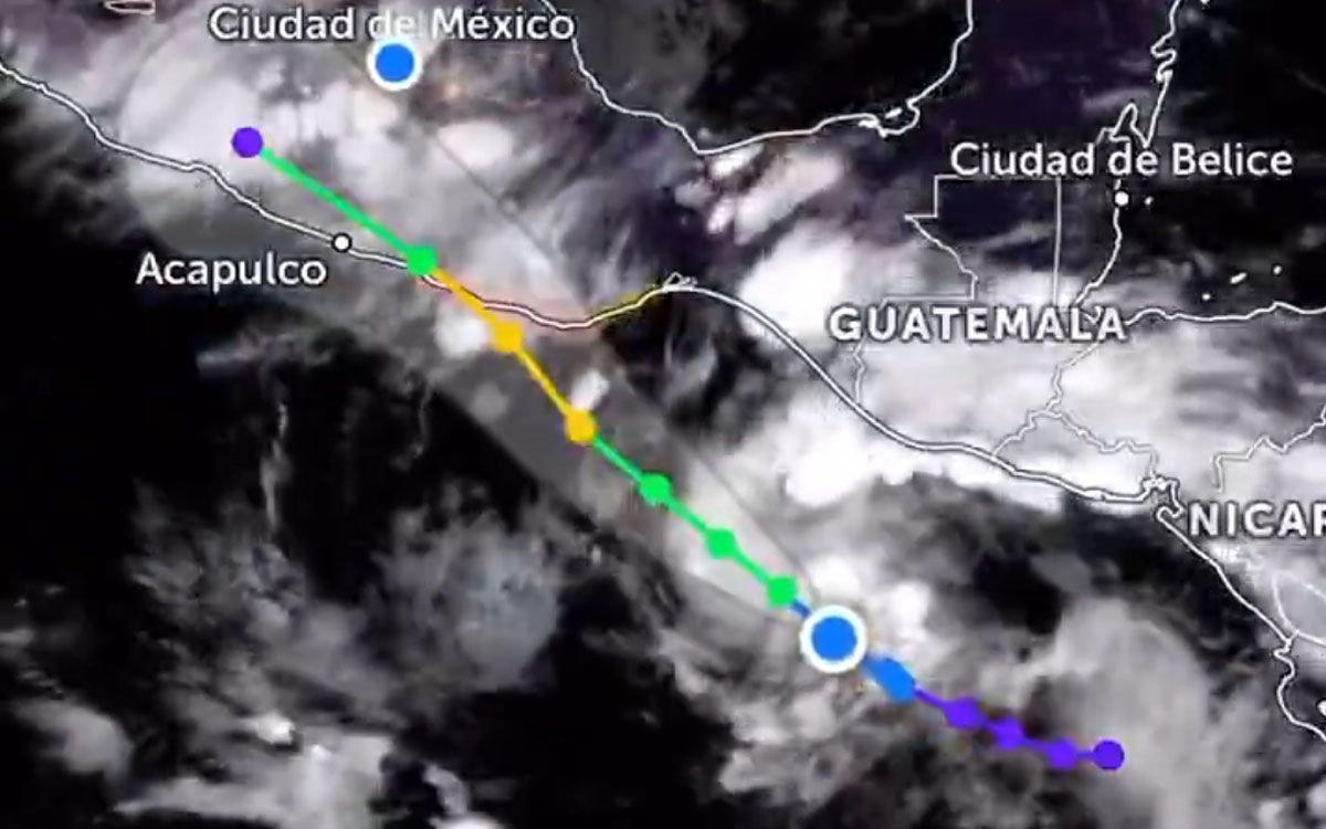 Cinco-E se convierte en tormenta Erick; activan operativo en Oaxaca ante posible huracán