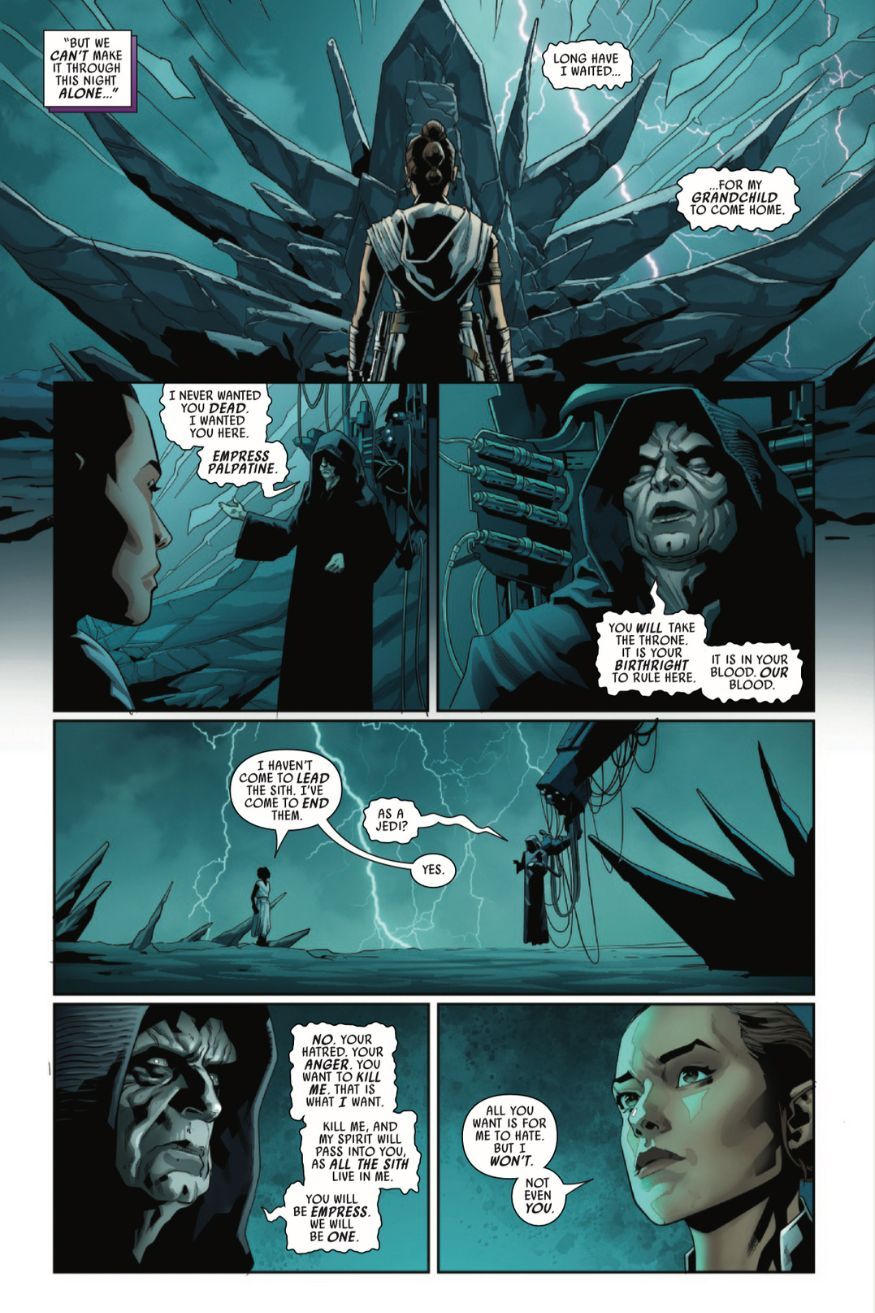 El ascenso de Skywalker #5 - Rey y Palpatine