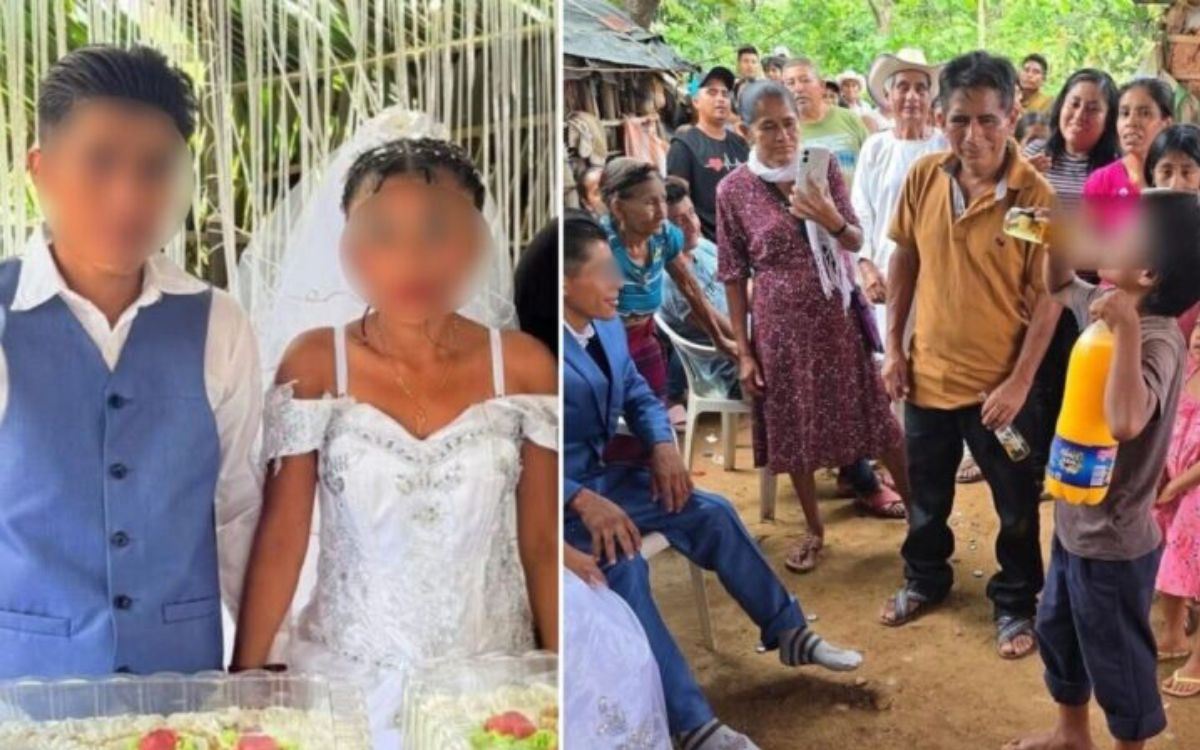Video | Polémica por boda de adolescentes y niños tomando alcohol en Oaxaca