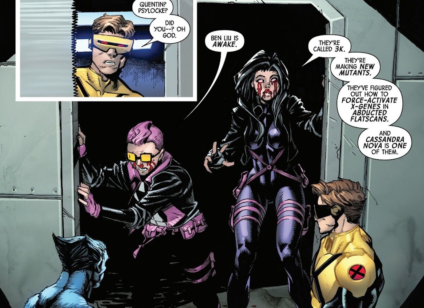 X-Men descubren planes 3K y la participación de Cassandra Nova