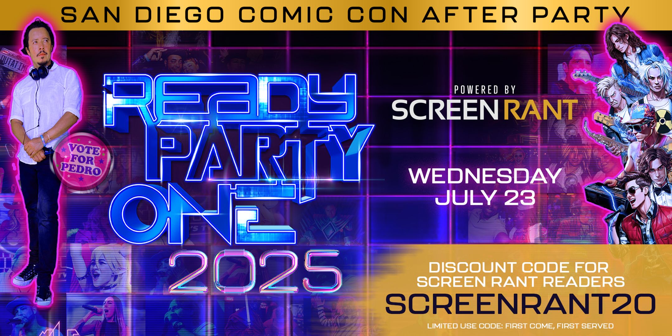 Fiesta con At Xle's Ready Party One para San Diego Comic-Con 2025