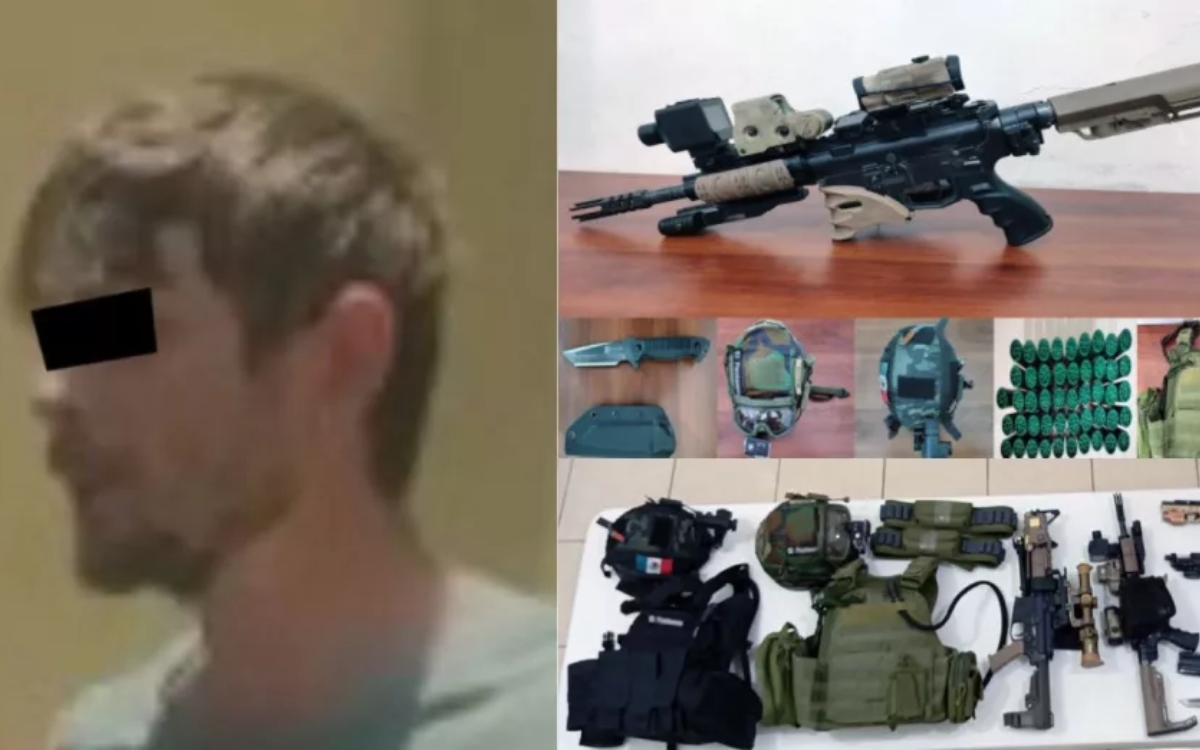Cae estadounidense con credencial de la CIA y armas en Edomex