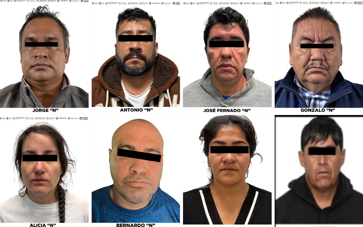 Estos son los 8 detenidos en 'Operación Liberación': Desde empresario hasta regidora