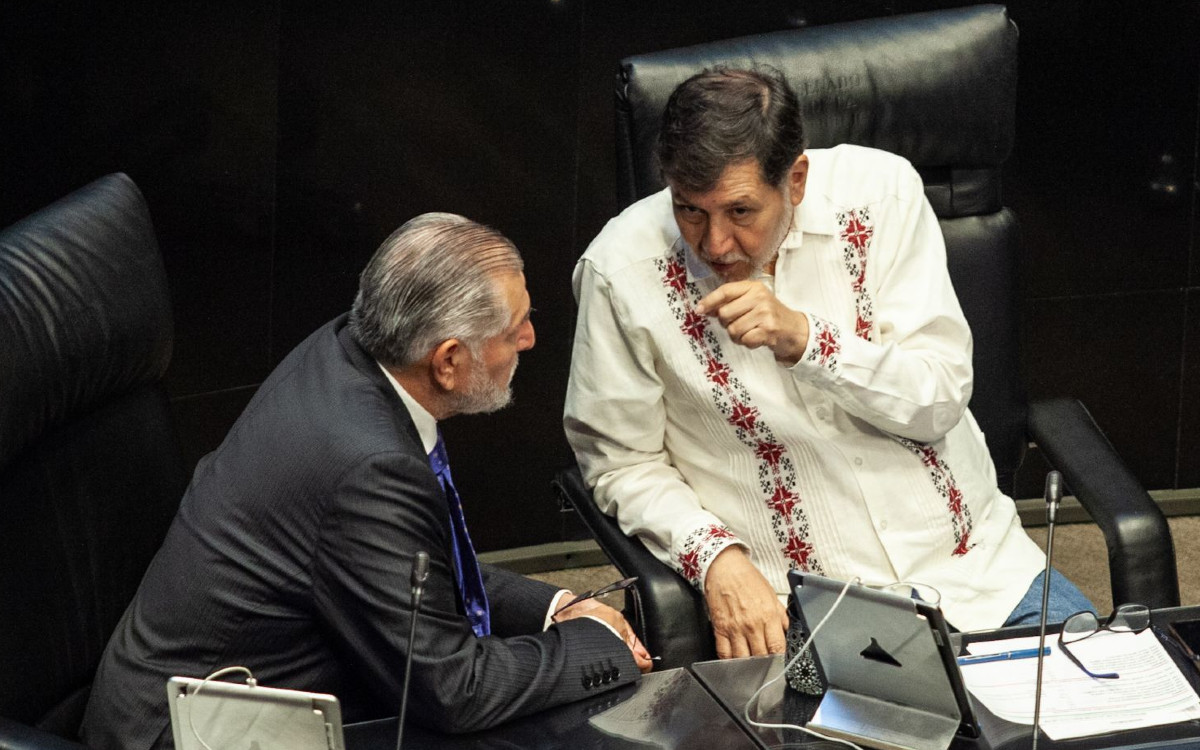 Fernández Noroña interrumpe a senadores que querían hablar de Adán Augusto y su exsecretario de Seguridad
