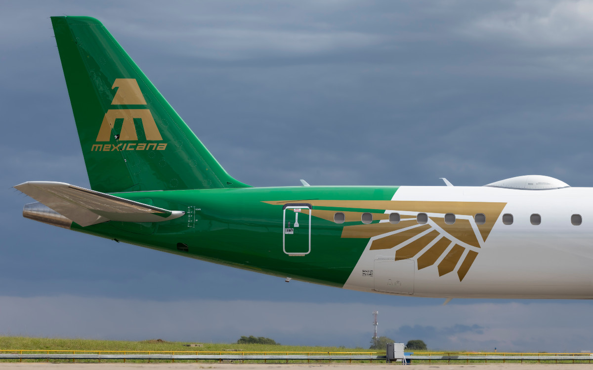 Mexicana recibe el primer avión de Embraer: tienen una sola clase