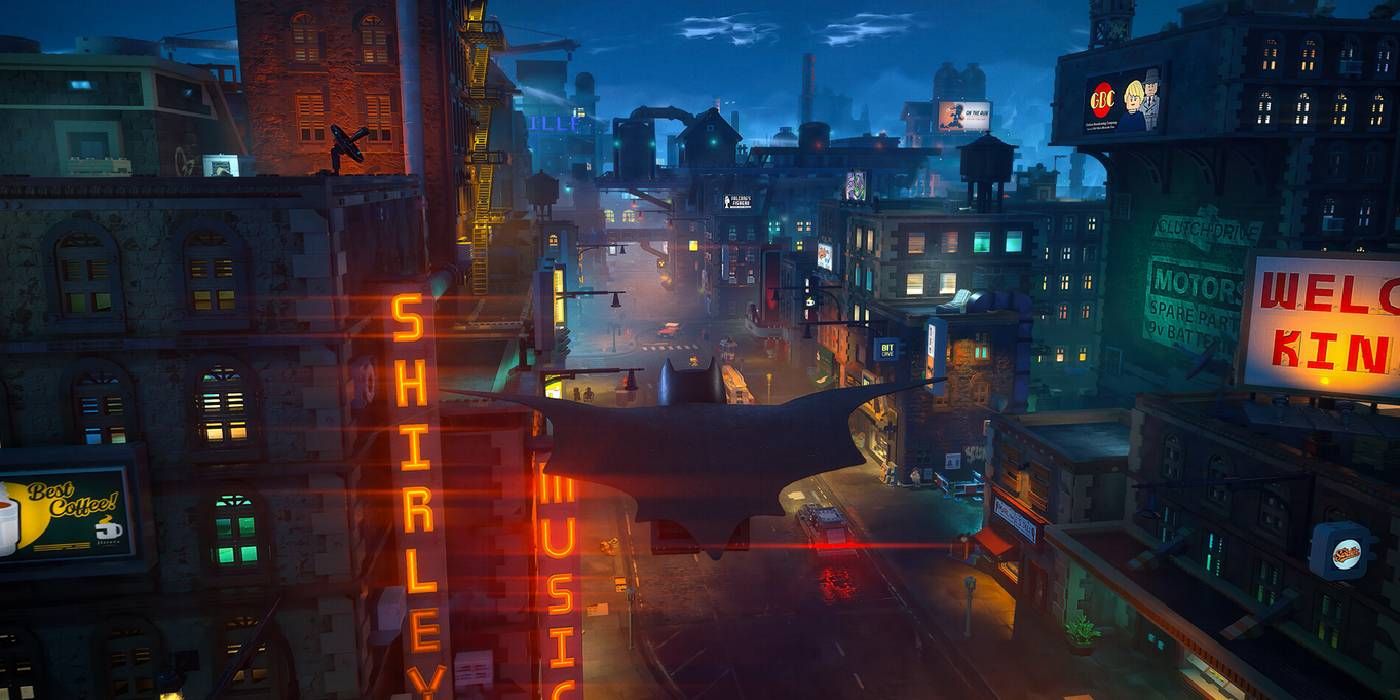 Lego Batman Legacy of the Dark Knight Batman se deslizó y explora a Gotham