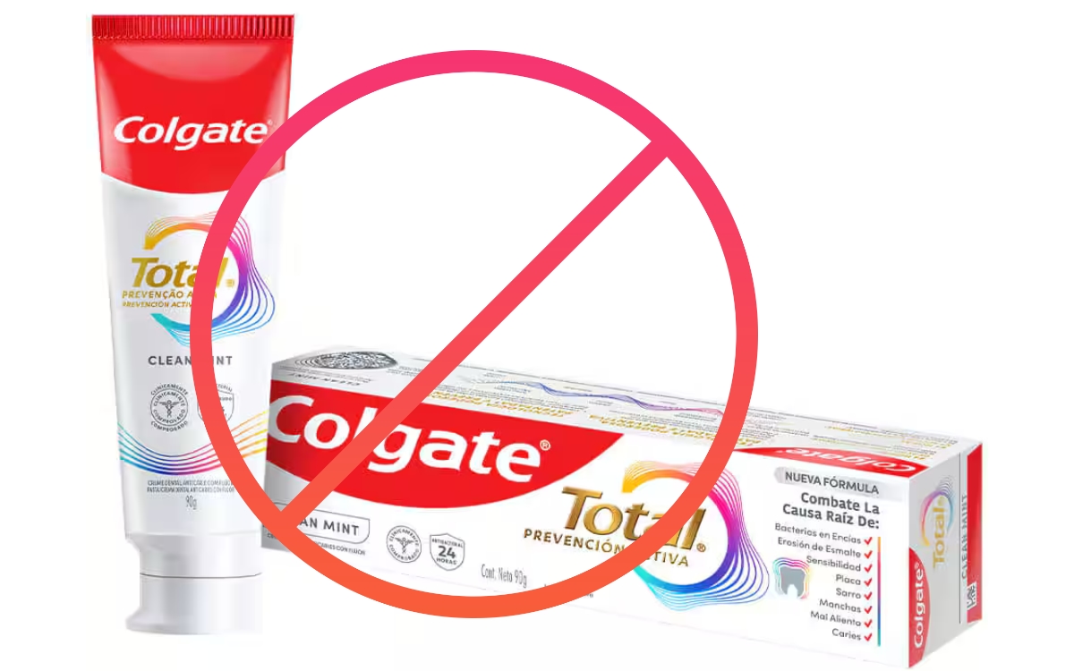 Ahora Panamá prohíbe la venta de la pasta dental Colgate Total Clean Mint
