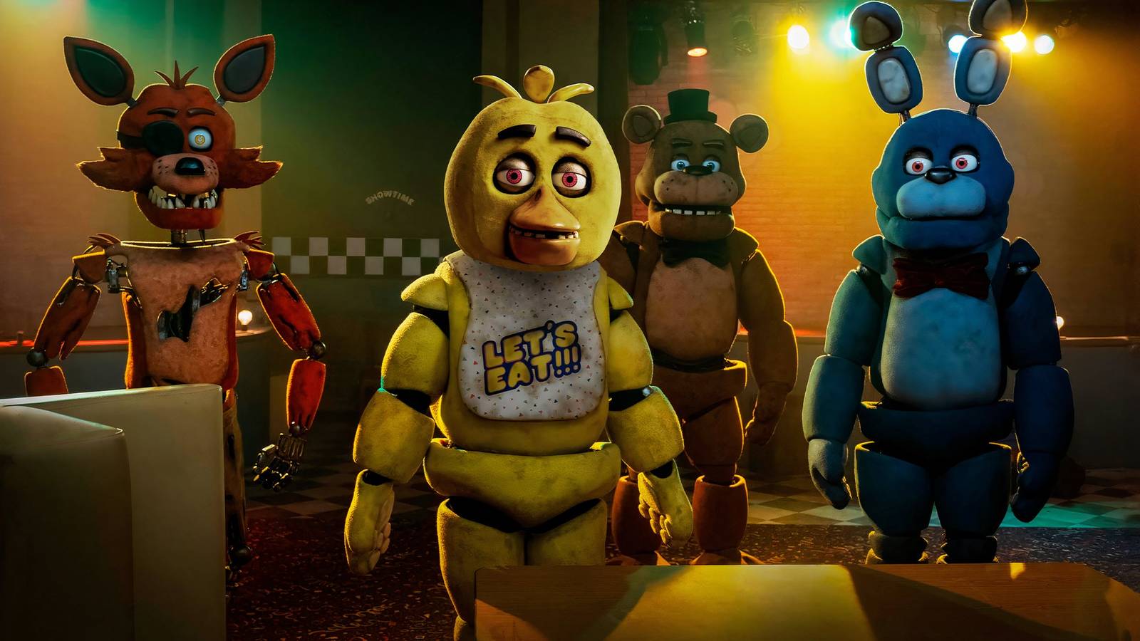 Cinco noches en la calificación confirmada de Freddy’s 2 es impactante
