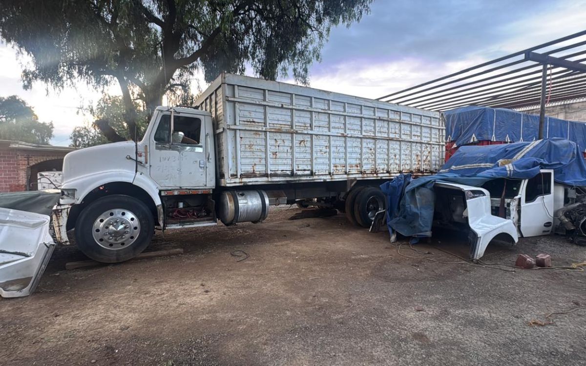 Golpe millonario a asaltantes de camiones en Tecámac; recuperan 5 mdp en vehículos y partes
